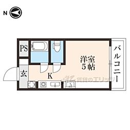 🉐敷金礼金0円！🉐山陰本線 花園駅 徒歩15分