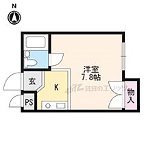 京都府京都市左京区東丸太町（賃貸マンション1R・4階・19.14㎡） その2