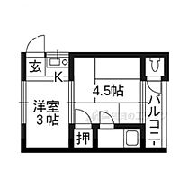 京都府京都市左京区岩倉三宅町（賃貸アパート1K・2階・17.00㎡） その2