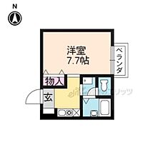 京都府京都市北区紫竹下本町（賃貸アパート1K・2階・25.30㎡） その2