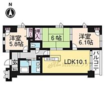 スペシャリー堀川 901 ｜ 京都府京都市上京区福大明神町（賃貸マンション3LDK・9階・65.05㎡） その2