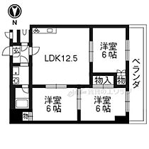 京都府京都市左京区一乗寺払殿町（賃貸マンション3LDK・3階・53.00㎡） その2