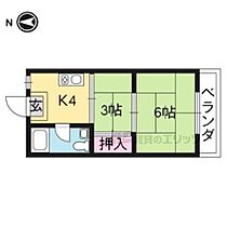 京都府京都市北区小山初音町（賃貸マンション2K・3階・26.26㎡） その2