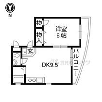 ルピナス下鴨 405 ｜ 京都府京都市左京区下鴨森本町（賃貸マンション1DK・4階・33.62㎡） その2