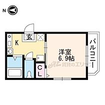 エスメラルダ北白川 203 ｜ 京都府京都市左京区北白川山田町（賃貸マンション1K・2階・21.78㎡） その2