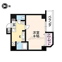 京都府京都市中京区竹屋町通堺町西入和久屋町（賃貸マンション1K・2階・24.31㎡） その2