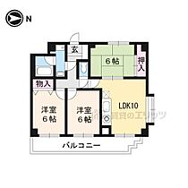 京都府京都市左京区岩倉忠在地町（賃貸マンション3LDK・4階・66.60㎡） その1