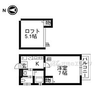 京都府京都市中京区姉大宮町西側（賃貸アパート1K・2階・20.28㎡） その1