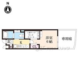 ＲＥＶＥ　ｄｅ　京都下鴨 1階1Kの間取り