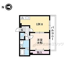 レ・セーナ 1LDKの間取図画像
