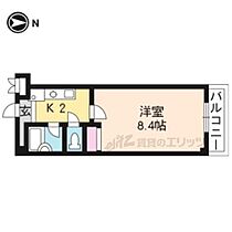 グランブルー 402 ｜ 京都府京都市上京区笹屋町通千本西入笹屋４丁目（賃貸マンション1K・4階・22.91㎡） その2