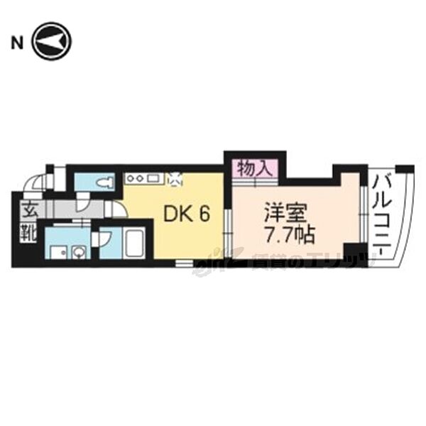 エストレーラ 503｜京都府京都市右京区西京極南大入町(賃貸マンション1DK・5階・32.00㎡)の写真 その2