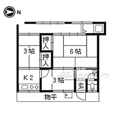 太秦青木ケ原町6-2貸家