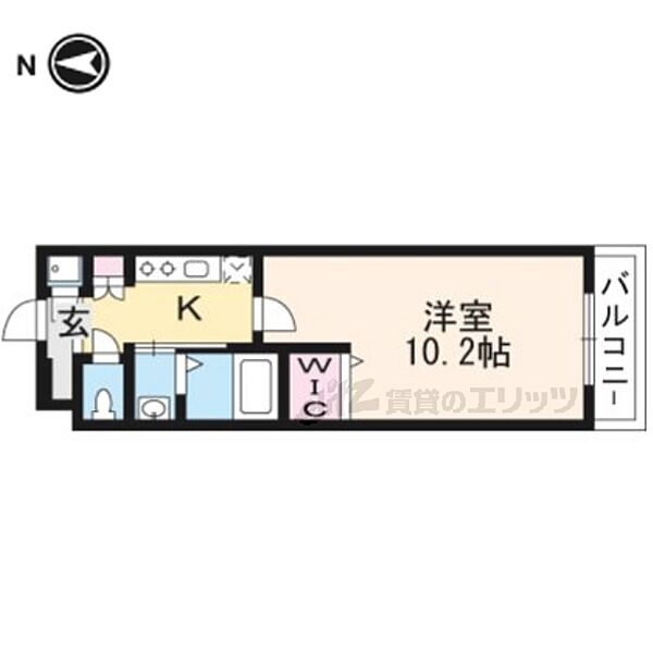 京都府京都市北区紫野下築山町(賃貸マンション1K・1階・30.00㎡)の写真 その2