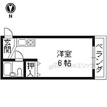 京都府京都市中京区聚楽廻中町（賃貸マンション1R・2階・15.96㎡） その2