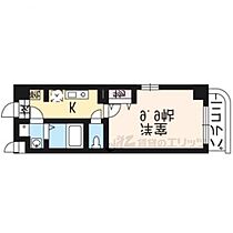 京都府京都市右京区太秦下刑部町（賃貸マンション1K・6階・30.25㎡） その2