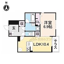 京都府京都市右京区山ノ内宮前町（賃貸アパート1LDK・1階・45.46㎡） その2