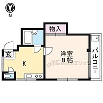 京都府京都市北区上賀茂榊田町（賃貸マンション1K・2階・17.80㎡） その1