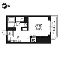 エルエーブハイツ 103 ｜ 京都府京都市北区上賀茂土門町（賃貸アパート1K・1階・25.00㎡） その2