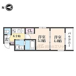 京都市営烏丸線 北大路駅 バス13分 玄琢下下車 徒歩1分の賃貸マンション