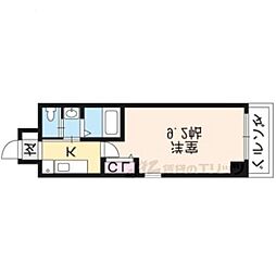 KOKENBUILDING 1Kの間取図画像