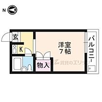 マグノリア館 C ｜ 京都府京都市北区小松原北町（賃貸アパート1K・2階・17.11㎡） その2