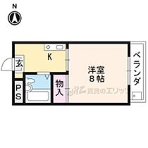 ハイツ華園 202 ｜ 京都府京都市北区紫竹上園生町（賃貸アパート1K・2階・23.00㎡） その2