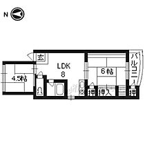 京都府京都市北区紫野今宮町（賃貸マンション2LDK・3階・45.00㎡） その2