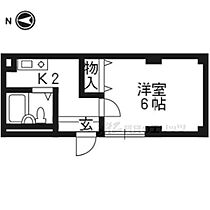 京都府京都市北区大宮上ノ岸町（賃貸マンション1K・2階・16.00㎡） その2