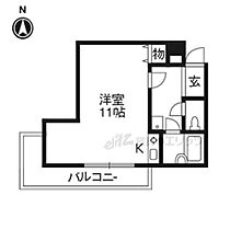 ＪＵＮＯ雅 302 ｜ 京都府京都市北区北野上白梅町（賃貸マンション1R・3階・30.67㎡） その2