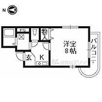 京都府京都市上京区丸太町通浄福寺西入中務町（賃貸マンション1K・3階・24.30㎡） その2