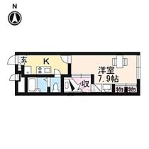 レオパレスみその 207 ｜ 京都府京都市中京区西ノ京小倉町（賃貸アパート1K・2階・21.81㎡） その2