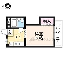 京都府京都市北区平野上柳町（賃貸マンション1K・2階・15.90㎡） その2