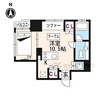 京都府京都市上京区河原町通今出川上る青龍町（賃貸マンション1K・5階・22.55㎡） その1