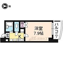 京都府京都市下京区高辻通堀川東入西高辻町（賃貸マンション1K・2階・22.08㎡） その1