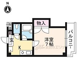 間取図画像 1K