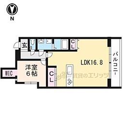 H.Sビルヂング 1LDKの間取図画像