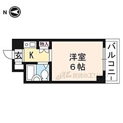 ベスト・プラザ 1Kの間取図画像