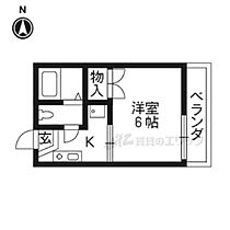 京都府京都市右京区山ノ内瀬戸畑町（賃貸アパート1K・2階・19.00㎡） その2