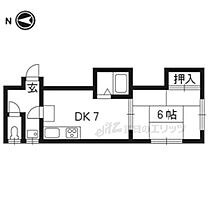 三浦ハイツ 202 ｜ 京都府京都市下京区黒門通り五条上ル柿本町（賃貸アパート1DK・2階・27.50㎡） その2