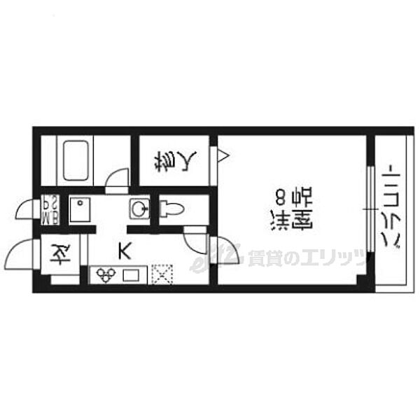 アネックス桂 105｜京都府京都市西京区上桂前田町(賃貸マンション1K・2階・27.08㎡)の写真 その2