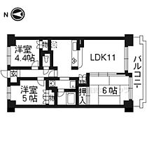 京都府京都市中京区西ノ京西中合町（賃貸マンション3LDK・4階・57.70㎡） その2