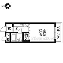 コーポ三和 305 ｜ 京都府京都市南区吉祥院中河原里南町（賃貸マンション1K・3階・19.00㎡） その2