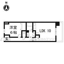 アルディエンテＹ＆Ｊ　II 406 ｜ 京都府京都市伏見区久我本町（賃貸マンション1LDK・4階・42.00㎡） その1