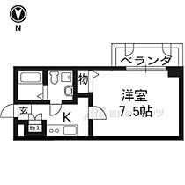 京都府京都市右京区西京極西大丸町（賃貸マンション1K・2階・24.34㎡） その1