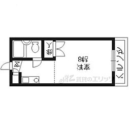 ハイツマウンテン ワンルームの間取図画像