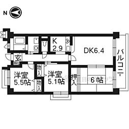ピュールシャトー 3LDKの間取図画像