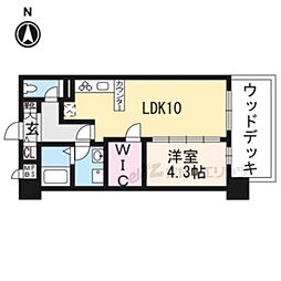 香楽園 1LDKの間取図画像