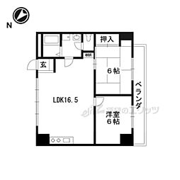東和ハイツ本館 3LDKの間取図画像