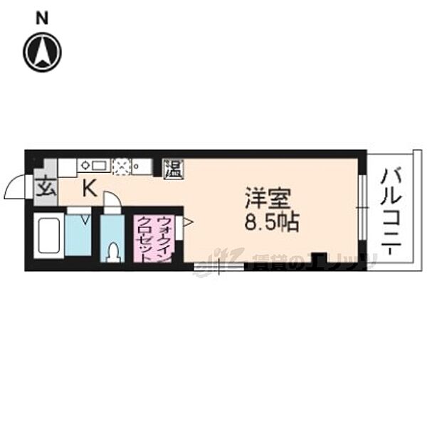 エラブ東福寺 306｜京都府京都市東山区本町１２丁目(賃貸マンション1K・3階・25.00㎡)の写真 その2